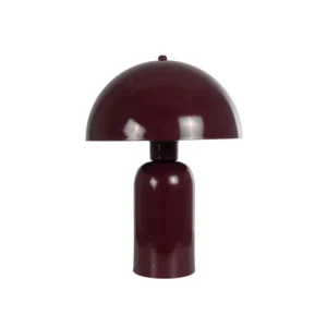 GLOBOSTAR® GASCO 204-0148 Μοντέρνο Επιτραπέζιο Φωτιστικό Πορτατίφ με Ντουί 1 x E27 AC 220-240V IP20 - Κόκκινο - Μ26 x Π26 x Υ35cm