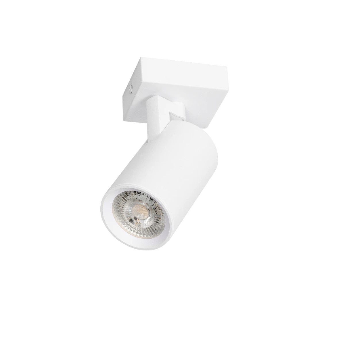 kelvo® SPOTA KLV-101-0135 Κινούμενο Φωτιστικό Σποτ Οροφής για Λάμπα MR16 με Ντουί GU10 AC 220-240V IP20 - Λευκό Ματ - Μ7 x Π6 x Υ14cm - Image 2
