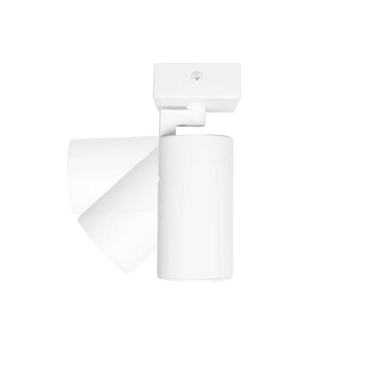 kelvo® SPOTA KLV-101-0135 Κινούμενο Φωτιστικό Σποτ Οροφής για Λάμπα MR16 με Ντουί GU10 AC 220-240V IP20 - Λευκό Ματ - Μ7 x Π6 x Υ14cm - Image 3