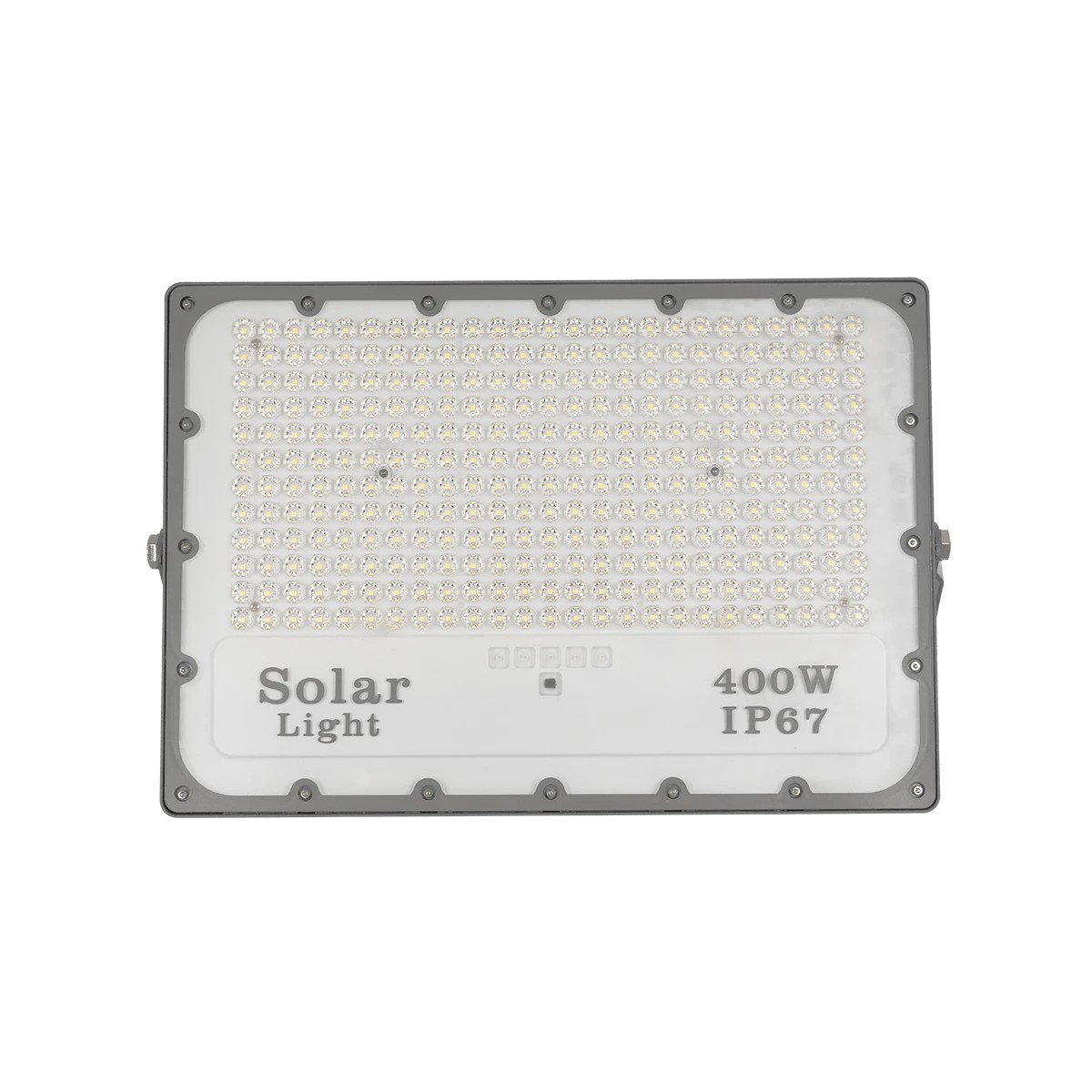 GLOBOSTAR® LUMOVOX 73070 Προβολέας LED 400W 20000lm 120° DC 5V με Φωτοβολταϊκό Panel 5V 25W & Επαναφορτιζόμενη Μπαταρία Li-ion 3.2V 20000mAh Αδιάβροχο IP67 Ψυχρό Λευκό 6000K - 400 x SMD2835 Sanan Chip - Γκρι Ανθρακί - Μ45 x Π7.5 x Υ30.5cm - 2 Χρόνια Εγγύηση - Image 4