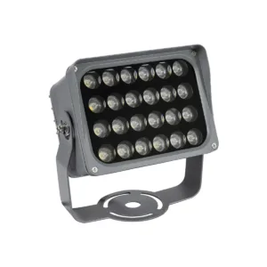 GLOBOSTAR® FLOODXENA 90130 Προβολέας Σποτ Wall Washer LED 24W 2880lm 10° AC 220-240V Αδιάβροχο IP65 Ψυχρό Λευκό 6000K – Bridgelux SMD Chip – Γκρι Ανθρακί – Μ18 x Π13.5 x Υ18cm – 3 Χρόνια Εγγύηση