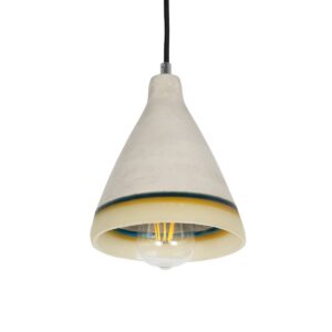 GLOBOSTAR® BEVIN 999-0219 Μοντέρνο Κρεμαστό Φωτιστικό Οροφής με Ντουί 1 x E27 AC 220-240V IP20 - Πολύχρωμο - Μ17 x Π17 x Υ21,5cm