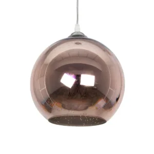 GLOBOSTAR® JUPITER 999-0146 Μοντέρνο Κρεμαστό Φωτιστικό Οροφής με Ντουί 1 x E27 AC 220-240V IP20 - Πολύχρωμο - Μ25 x Π25 x Υ26cm