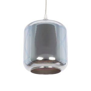 GLOBOSTAR® NEPTUNE 999-0149 Μοντέρνο Κρεμαστό Φωτιστικό Οροφής με Ντουί 1 x E27 AC 220-240V IP20 - Πολύχρωμο - Μ18 x Π18 x Υ25cm