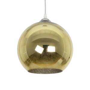 GLOBOSTAR® SATURN 999-0147 Μοντέρνο Κρεμαστό Φωτιστικό Οροφής με Ντουί 1 x E27 AC 220-240V IP20 - Πολύχρωμο - Μ25 x Π25 x Υ22cm