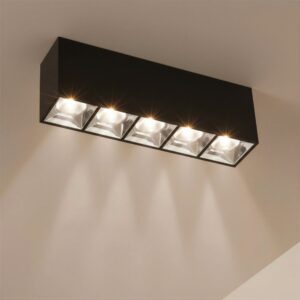 kelvo® LUMINAR KLV-101-0333 Φωτιστικό Downlight Σποτ LED 20W 2800lm 36° AC 220-240V IP20 Φυσικό Λευκό 4500K – Osram SMD Chip & TÜV SÜD Driver – Μαύρο Ματ – Μ19.5 x Π4.2 x Υ6.6cm – 5 Χρόνια Εγγύηση