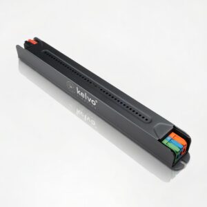 kelvo® PULSE KLV-107-0004 Ultra Slim Τροφοδοτικό/Μετασχηματιστής Class I PELV 120W 5A AC 220-240V σε DC 24V IP20 – Γκρι Ανθρακί Ματ – Μ25 x Π2.6 x Υ2.4cm – 5 Χρόνια Εγγύηση