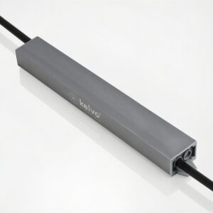 kelvo® SELAS KLV-107-0030 Τροφοδοτικό/Μετασχηματιστής Class II SELV 36W 1.5A AC 220-240V σε DC 24V Αδιάβροχο IP67 – Γκρι Ανθρακί Ματ – Μ22 x Π3 x Υ2cm – 5 Χρόνια Εγγύηση