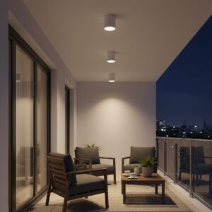 kelvo® MARETTI KLV-101-0056 Φωτιστικό Downlight Σποτ για Λάμπα MR16 με Ντουί GU10 AC 220-240V Αδιάβροχο IP65 - Λευκό Ματ - Μ9 x Π9 x Υ9cm