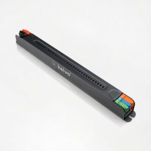 kelvo® PULSE KLV-107-0002 Ultra Slim Τροφοδοτικό/Μετασχηματιστής Class I PELV 75W 3A AC 220-240V σε DC 24V IP20 – Γκρι Ανθρακί Ματ – Μ23 x Π1.9 x Υ2cm – 5 Χρόνια Εγγύηση