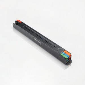 kelvo® PULSE KLV-107-0001 Ultra Slim Τροφοδοτικό/Μετασχηματιστής Class I PELV 48W 2A AC 220-240V σε DC 24V IP20 – Γκρι Ανθρακί Ματ – Μ20.1 x Π1.9 x Υ2cm – 5 Χρόνια Εγγύηση