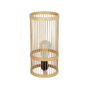 GLOBOSTAR® NOMAD 01999 Boho Επιτραπέζιο Φωτιστικό Πορτατίφ με Ντουί 1 x E27 AC 220-240V IP20 – Μπεζ – Μ16 x Π16 x Υ33cm