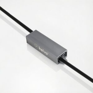 kelvo® SELAS KLV-107-0028 Τροφοδοτικό/Μετασχηματιστής Class II SELV 15W 0.63A AC 220-240V σε DC 24V Αδιάβροχο IP67 – Γκρι Ανθρακί Ματ – Μ11 x Π3 x Υ2cm – 5 Χρόνια Εγγύηση