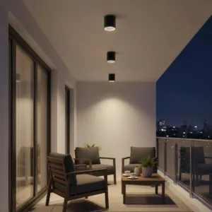 kelvo® MARETTI KLV-101-0055 Φωτιστικό Downlight Σποτ για Λάμπα MR16 με Ντουί GU10 AC 220-240V Αδιάβροχο IP65 - Μαύρο Ματ - Μ9 x Π9 x Υ9cm