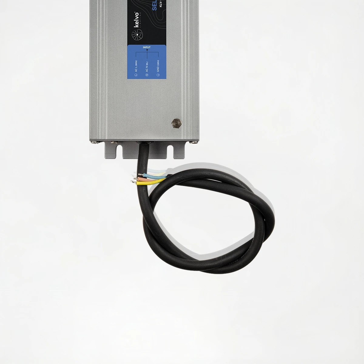 kelvo® SELAS KLV-107-0025 Τροφοδοτικό/Μετασχηματιστής Class I PELV 200W 16.6A AC 220-240V σε DC 12V Αδιάβροχο IP67 - Γκρι Ανθρακί Ματ - Μ25 x Π7.2 x Υ3.2cm - 5 Χρόνια Εγγύηση - Image 3
