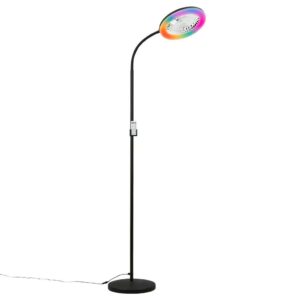 Φωτιστικό δαπέδου led 13,8W + 4W ανεμιστήρας 3CCT 1380lm RGB dimmable με control Μαύρο