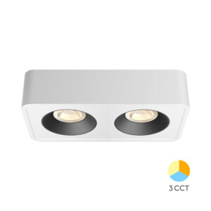 Σποτ οροφής “Gata” 2 x 10w 1800lm 3cct Λευκό