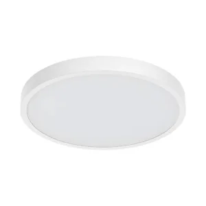 Πλαφονιέρα IP44 20W 3CCT Ø30cm Λευκή