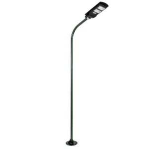 GLOBOSTAR® URBANO-280 GLB-000-0012 Μεταλλικός Γαλβανισμένος Στύλος Φωτισμού για Φωτοβολταϊκό Φωτιστικό Δρόμου Εξωτερικού Χώρου – RAL 6009 Κυπαρίσσι Ματ – Μ84 x Π25 x Υ280cm