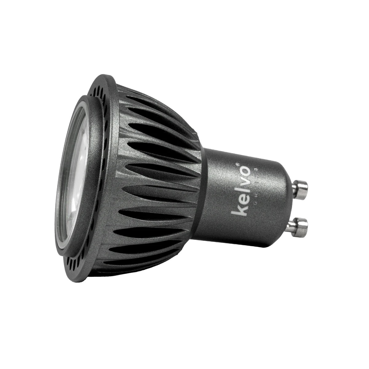 kelvo® KYRON 3° KLV-103-0001 Σποτ GU10 MR16 LED 3W 300lm CRI (Ra) ≥ 90 3° AC 220-240V IP20 Ultra Θερμό Λευκό 1800K Dimmable - CREE XPE Chip - Γκρι Ανθρακί Ματ - Μ5 x Π5 x Υ5.8cm - 3 Χρόνια Εγγύηση - Image 2
