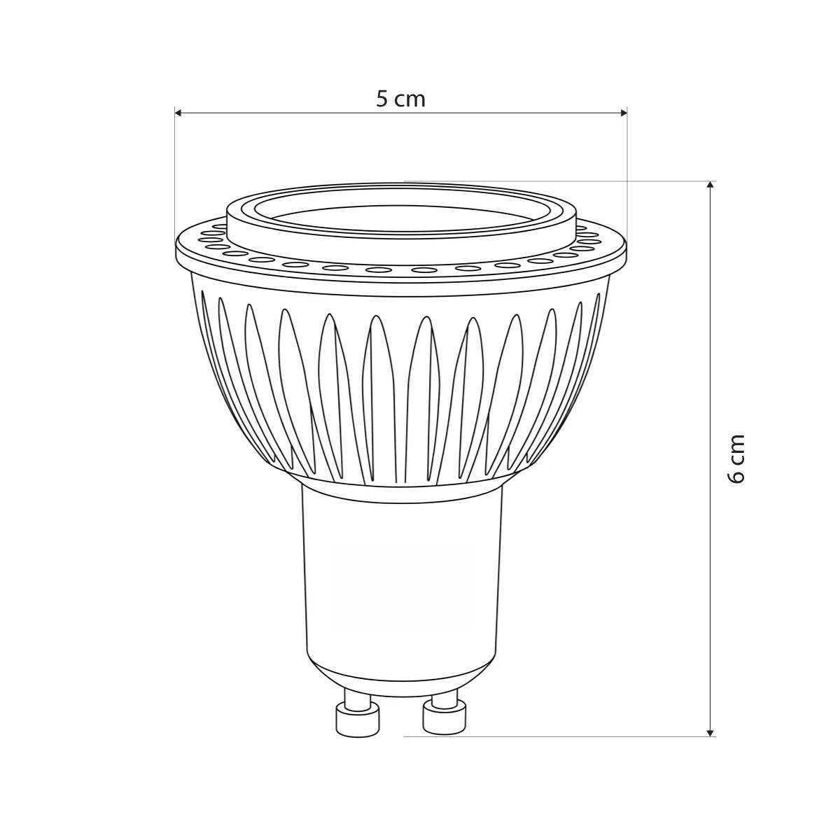 kelvo® KYRON 3° KLV-103-0001 Σποτ GU10 MR16 LED 3W 300lm CRI (Ra) ≥ 90 3° AC 220-240V IP20 Ultra Θερμό Λευκό 1800K Dimmable - CREE XPE Chip - Γκρι Ανθρακί Ματ - Μ5 x Π5 x Υ5.8cm - 3 Χρόνια Εγγύηση - Image 4