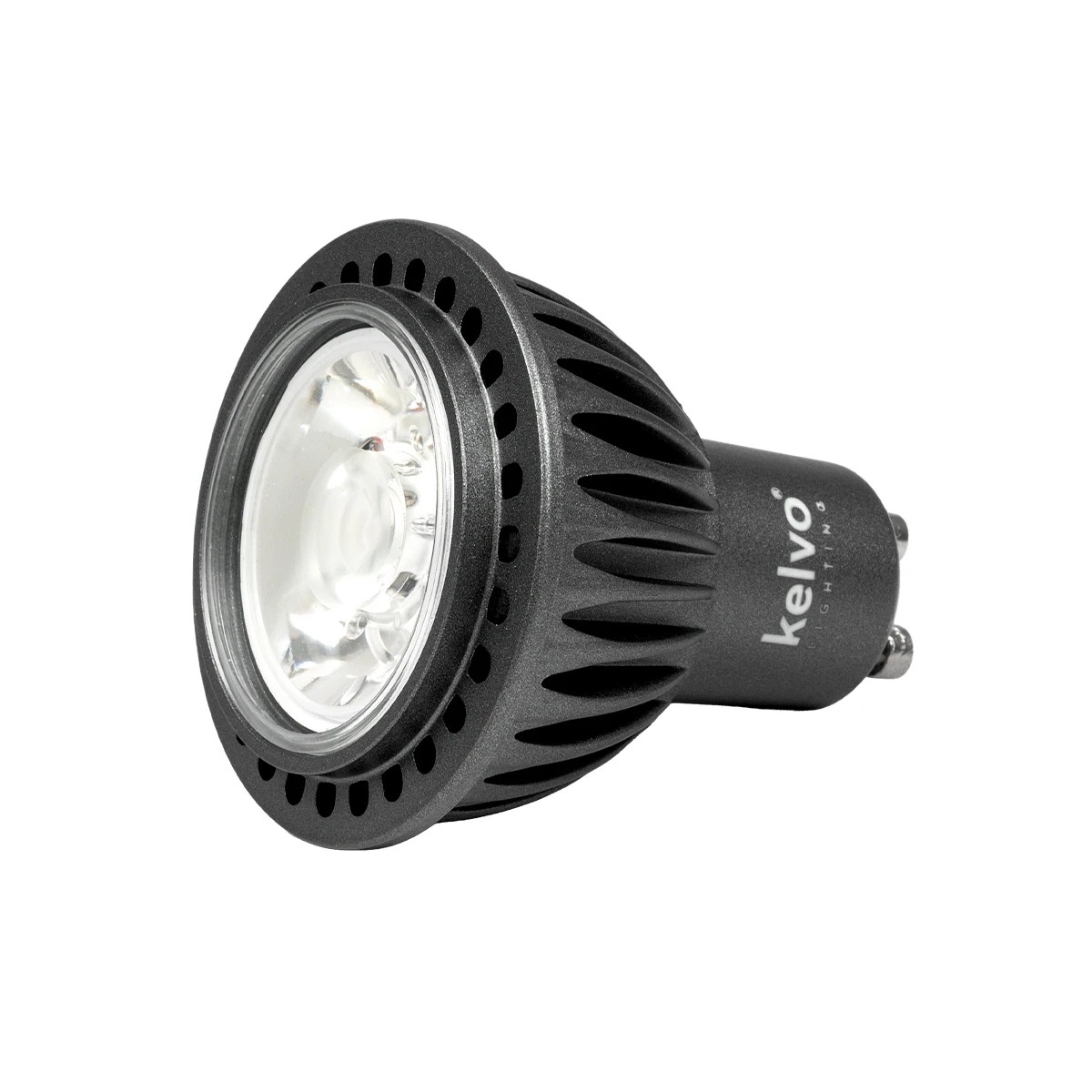 kelvo® KYRON 3° KLV-103-0003 Σποτ GU10 MR16 LED 3W 360lm CRI (Ra) ≥ 90 3° AC 220-240V IP20 Φυσικό Λευκό 4500K Dimmable - CREE XPE Chip - Γκρι Ανθρακί Ματ - Μ5 x Π5 x Υ5.8cm - 3 Χρόνια Εγγύηση