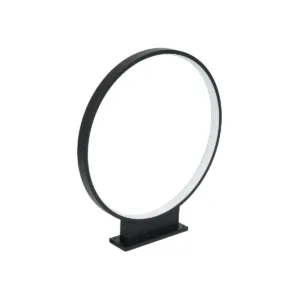 GLOBOSTAR® LUNEA GLB-103-0009 Φωτιστικό Κολωνάκι Κήπου LED 15W 1350lm 120° AC 220-240V Αδιάβροχο IP65 Θερμό Λευκό 2700K – Sanan SMD Chip – Μαύρο Ματ – Μ45 x Π7 x Υ50cm – 3 Χρόνια Εγγύηση