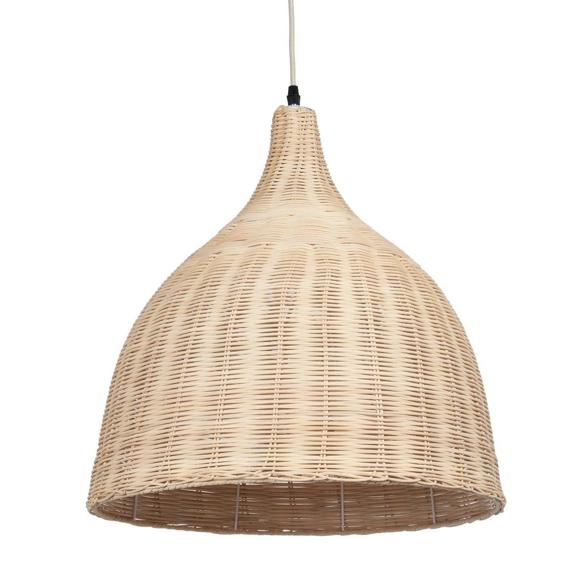 kelvo® BAHAMAS KLV-102-0002 Κρεμαστό Φωτιστικό Οροφής για Λάμπα με Ντουί E27 AC 220-240V IP20 - Μπεζ - Μ45 x Π45 x Υ47cm