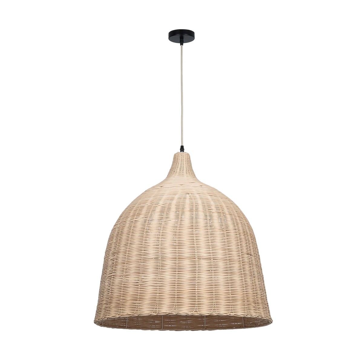 kelvo® BAHAMAS KLV-102-0003 Κρεμαστό Φωτιστικό Οροφής για Λάμπα με Ντουί E27 AC 220-240V IP20 - Μπεζ - Μ60 x Π60 x Υ60cm - Image 2